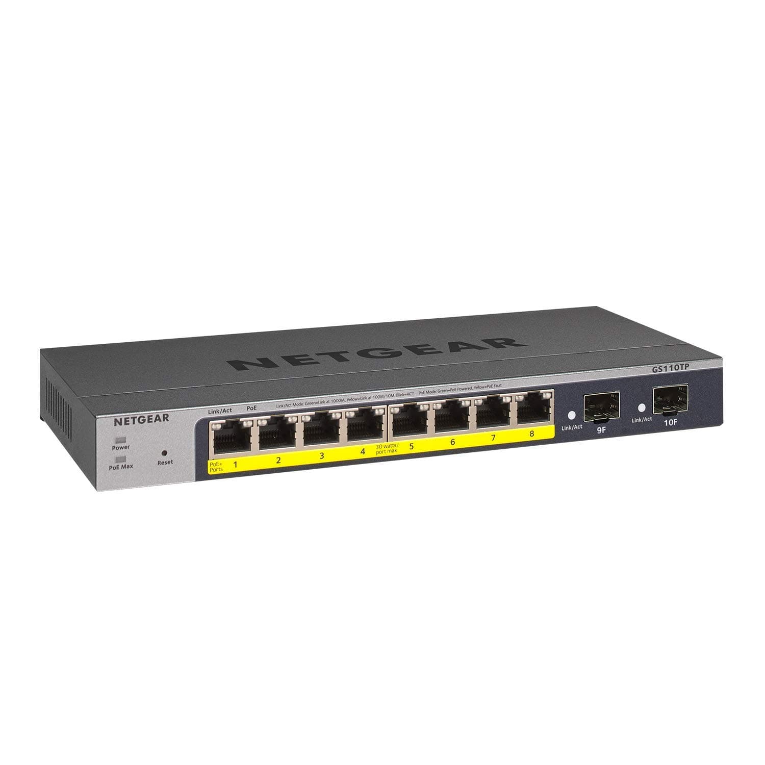 NETGEAR 10-Port Gb Smart Managed Pro Switch m. PoE