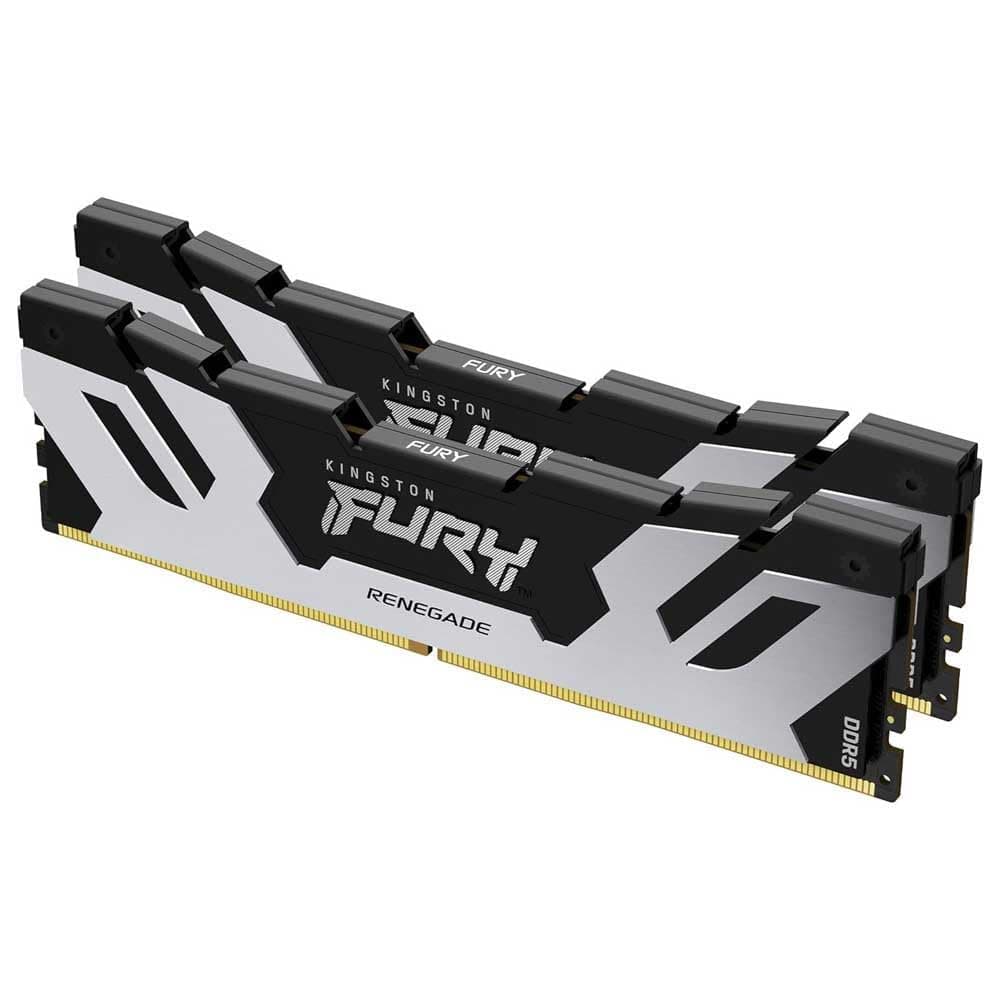 KINGSTON 96GB 6000MT/s DDR5 CL32 DIMM комплект от 2 FURY Renegade Silver XMP