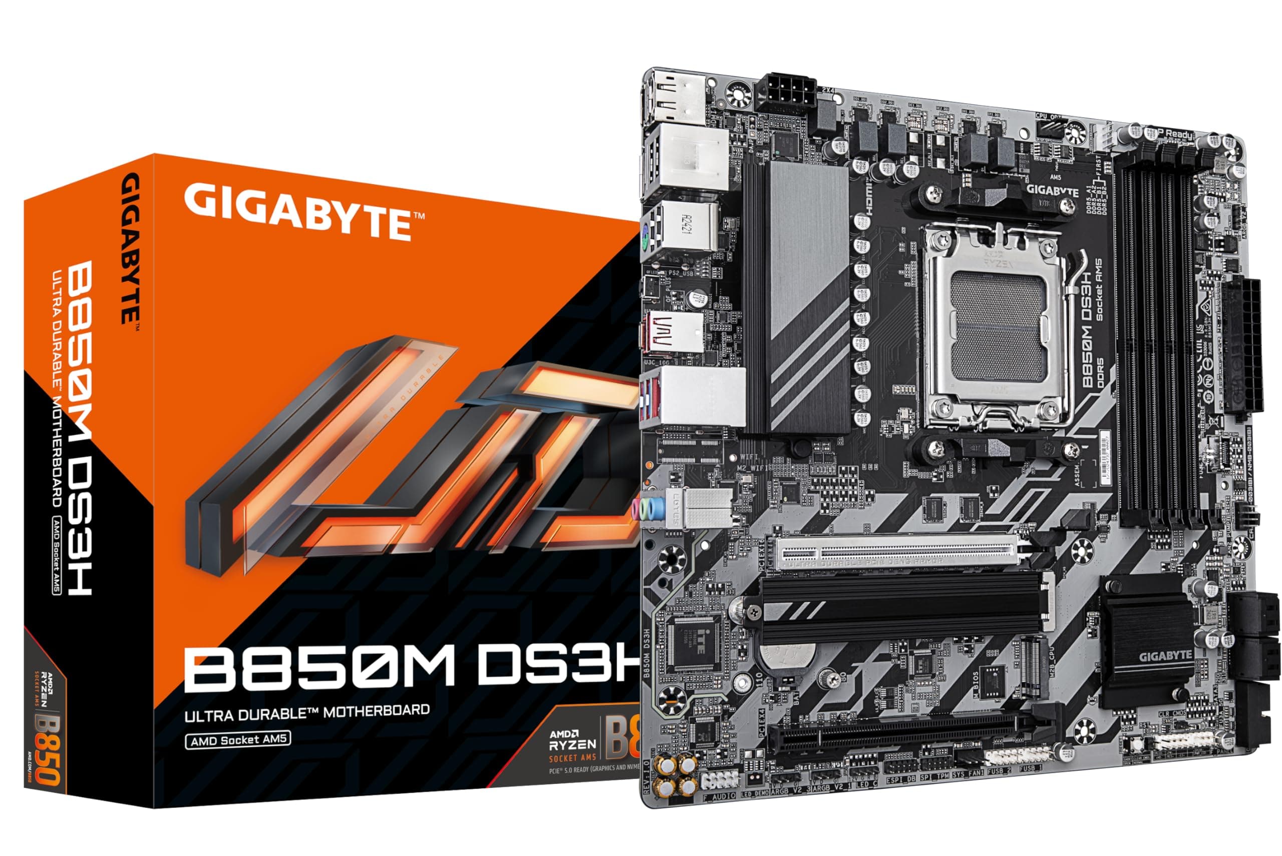 Дънна платка GIGABYTE B850M DS3H socket AM5