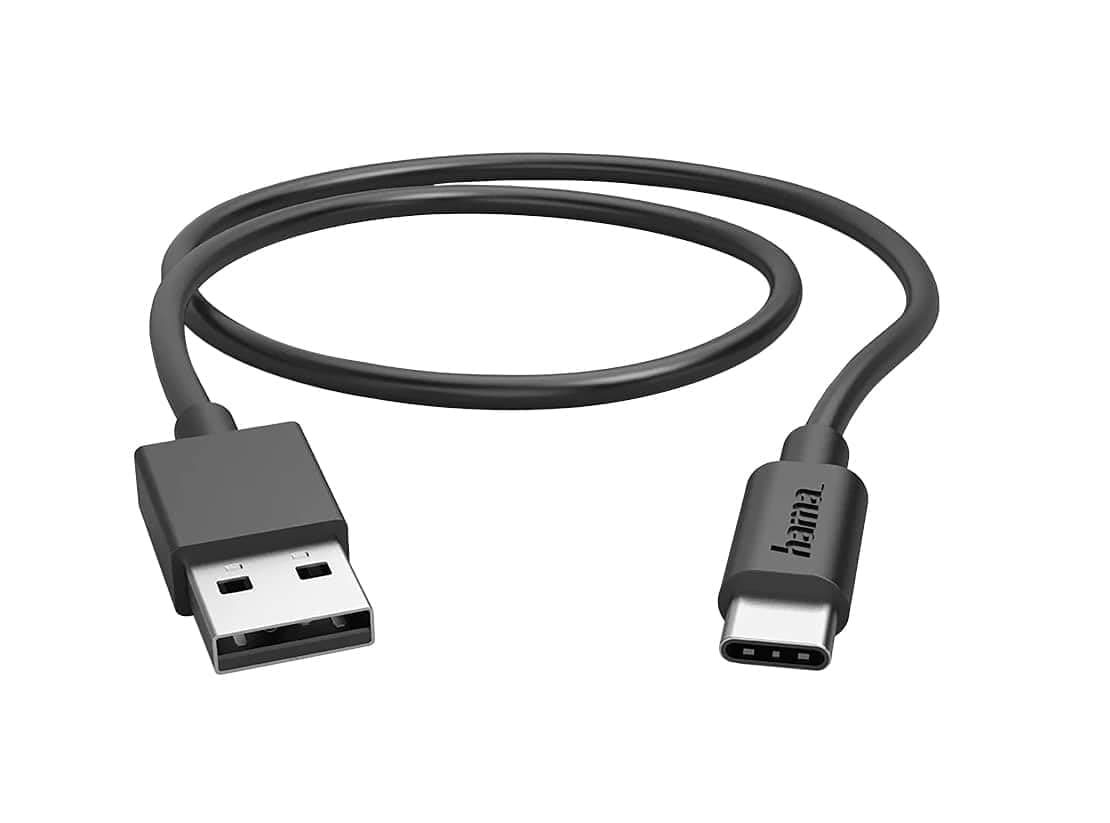 HAMA Кабел USB-C - USB А, 0,5 м, 480Мbit/ 3А, черен