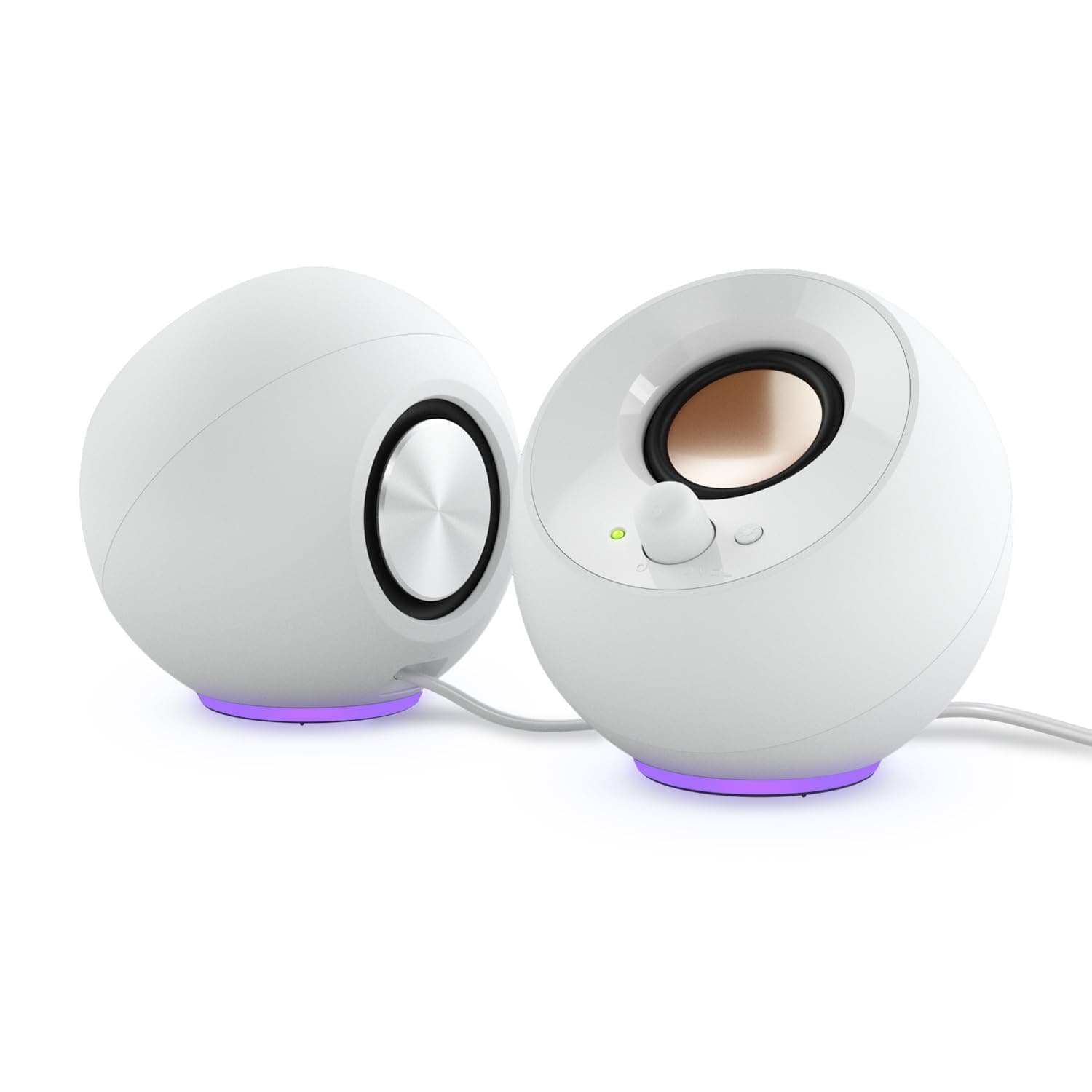 Озвучителна система Creative Pebble SE, 4.4W RMS, жак, USB,бял