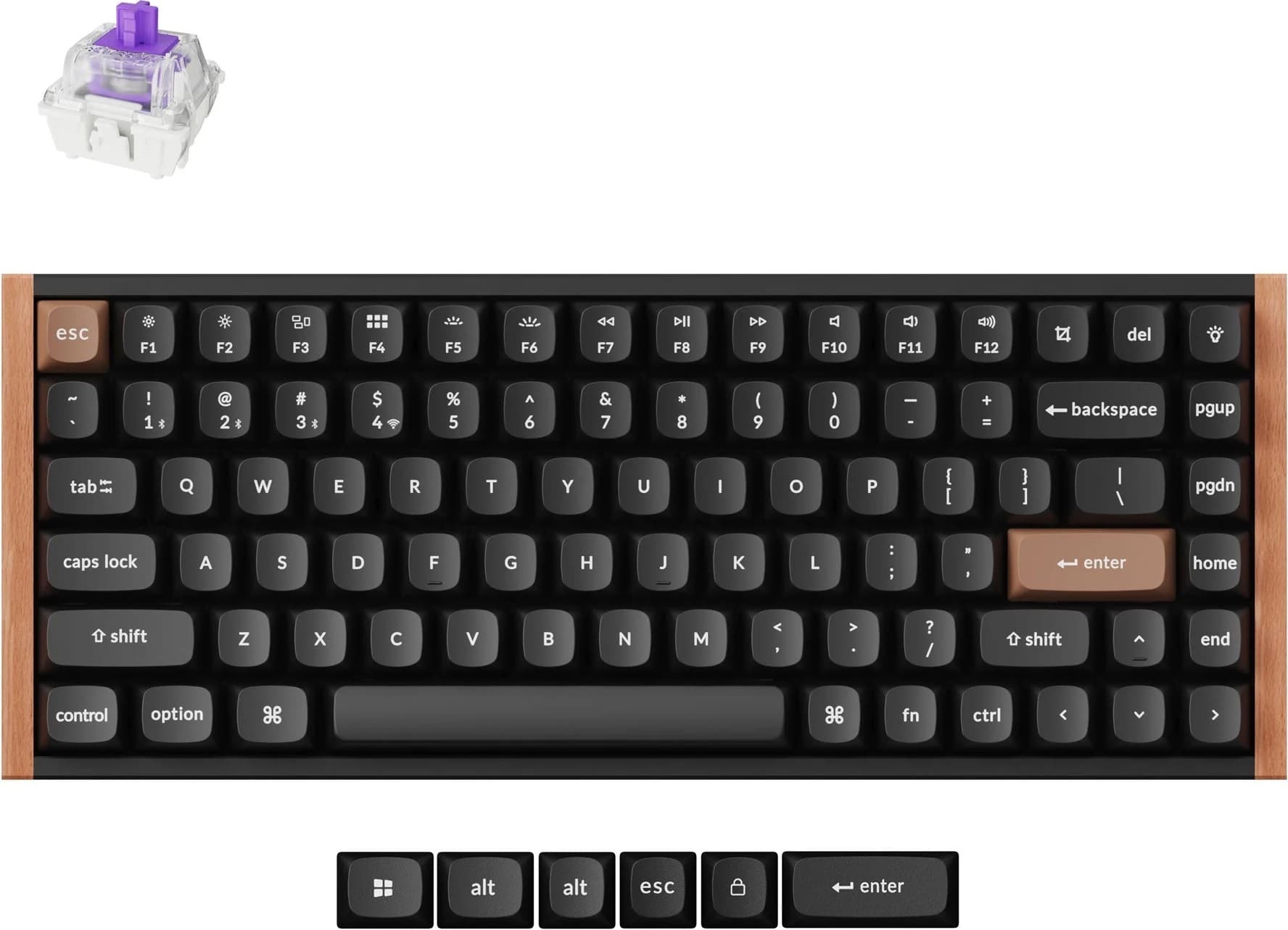 Геймърска механична клавиатура Keychron K2 HE Special Edition - Wireless