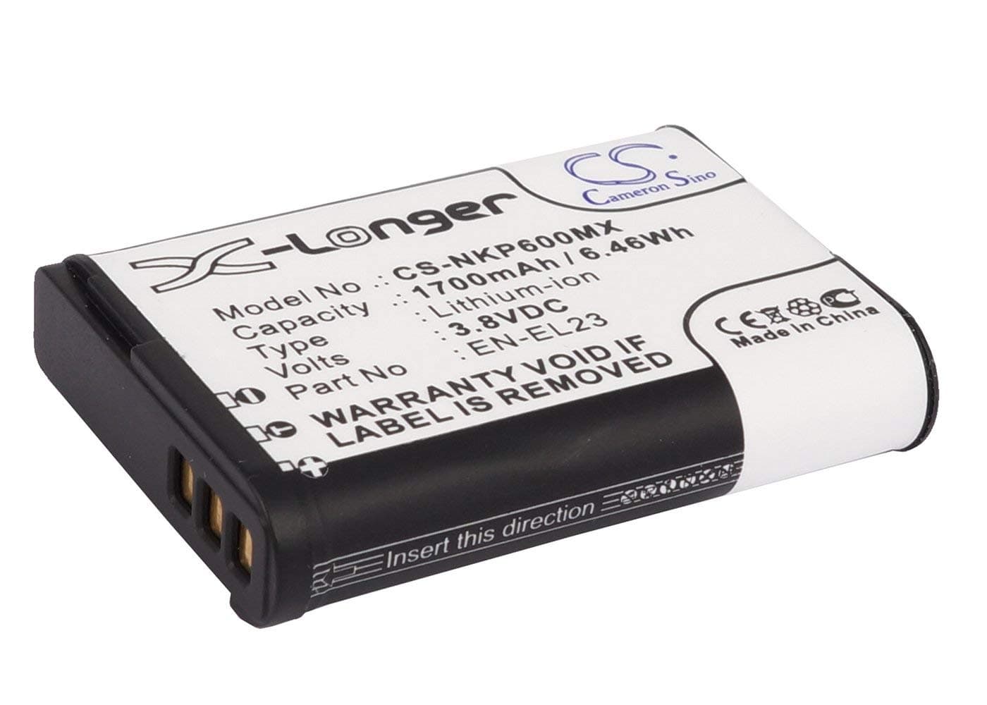 Батерия за апарат NIKON EN-E23 Coolpix P600; P900 LiIon 3,8V 1700mAh Cameron Sino