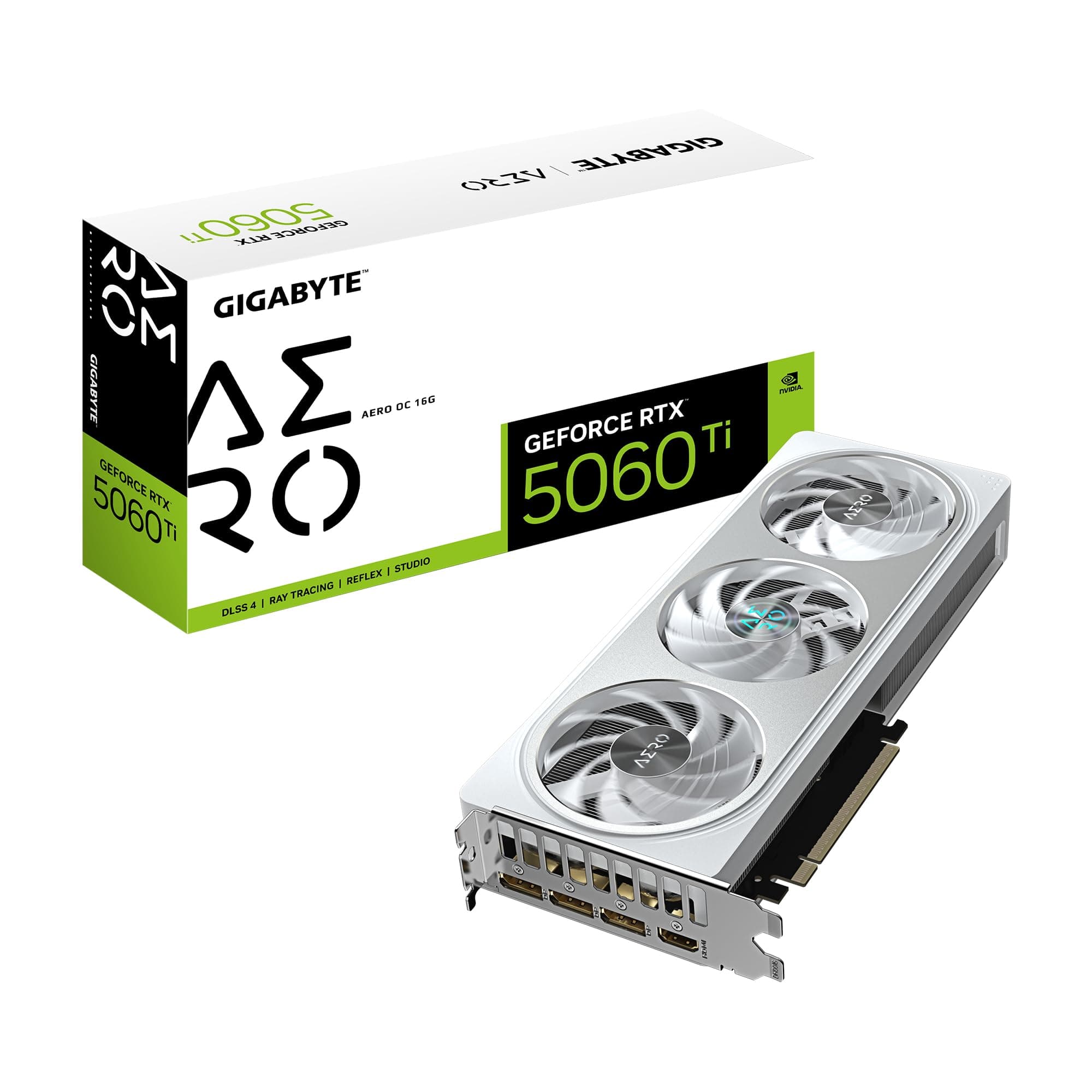 Видео карта GIGABYTE RTX 5060 TI AERO OC 16GB GDDR7