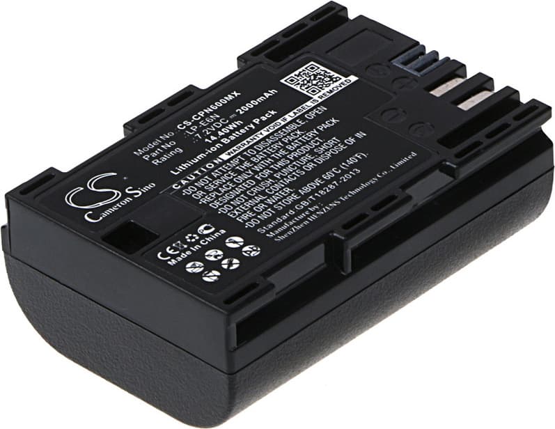 Батерия за фотоапарат CANON EOS 5D, EOS 60D LiIon 7.2V 2000mAh Cameron Sino