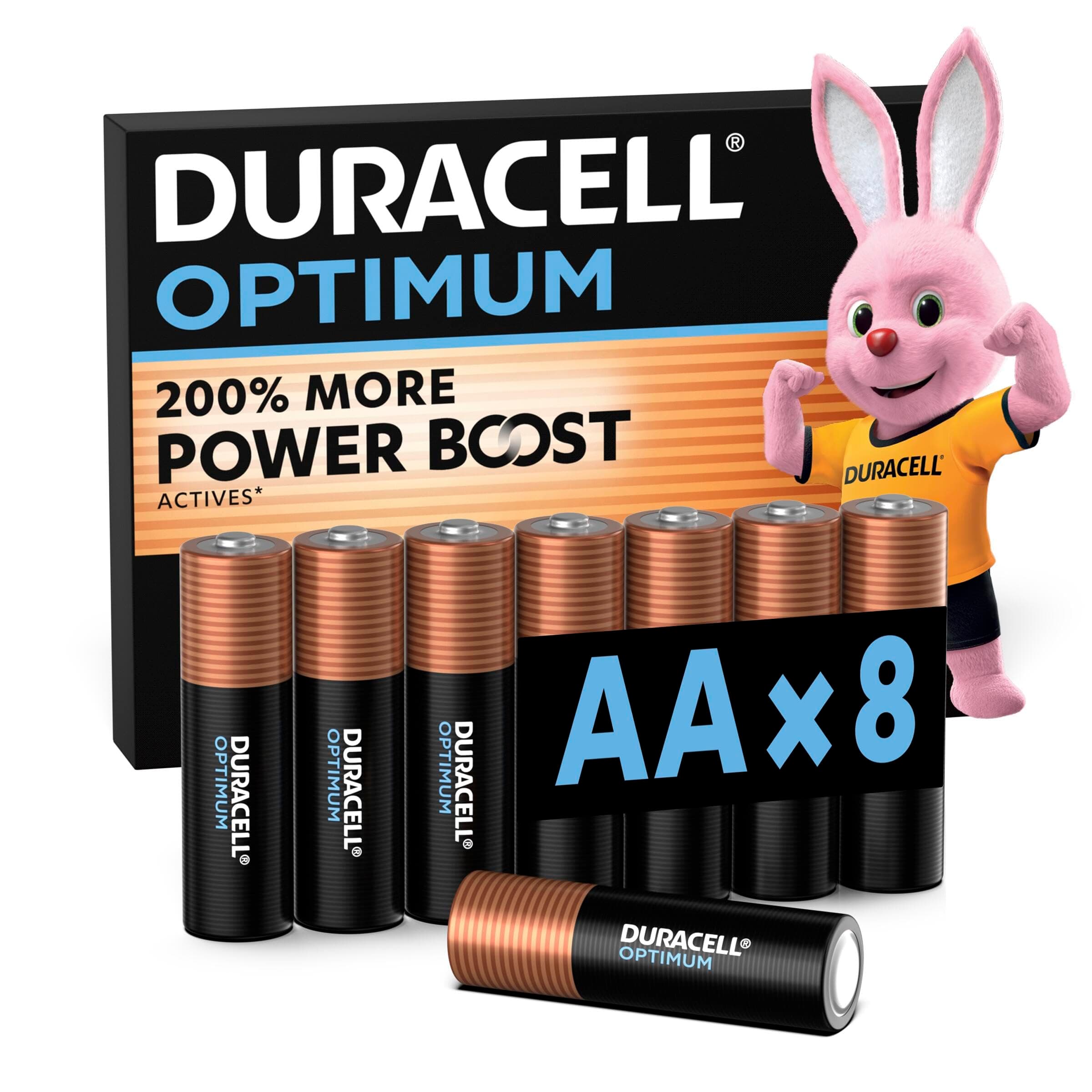 Алкална батерия DURACELL OPTIMUM LR6 /8 бр. в блистер/ 1.5V