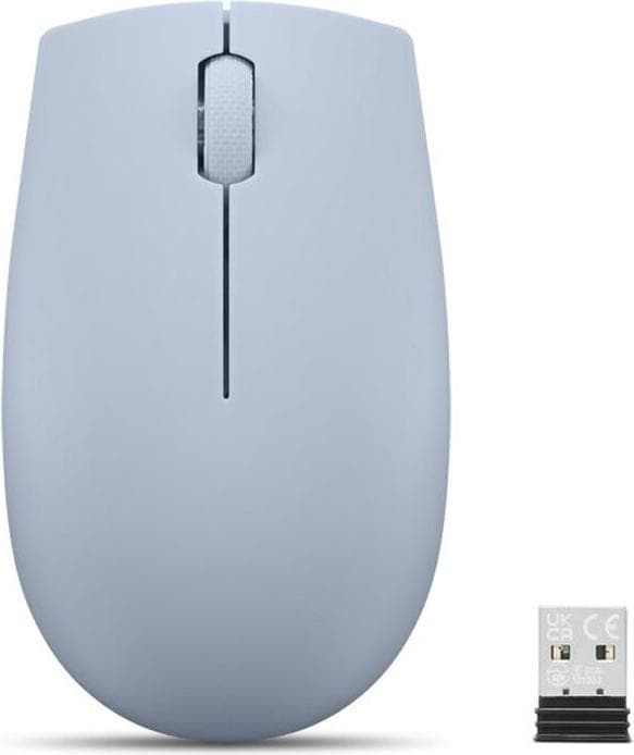 Мишка Lenovo 300 Wireless Compact Frost Blue (GY51L15679), оптична, (1000dpi), безжична, USB, синя