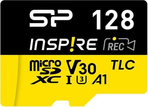 Карта памет Silicon Power Inspire 128GB, microSDXC, Class 10, SD Adapter