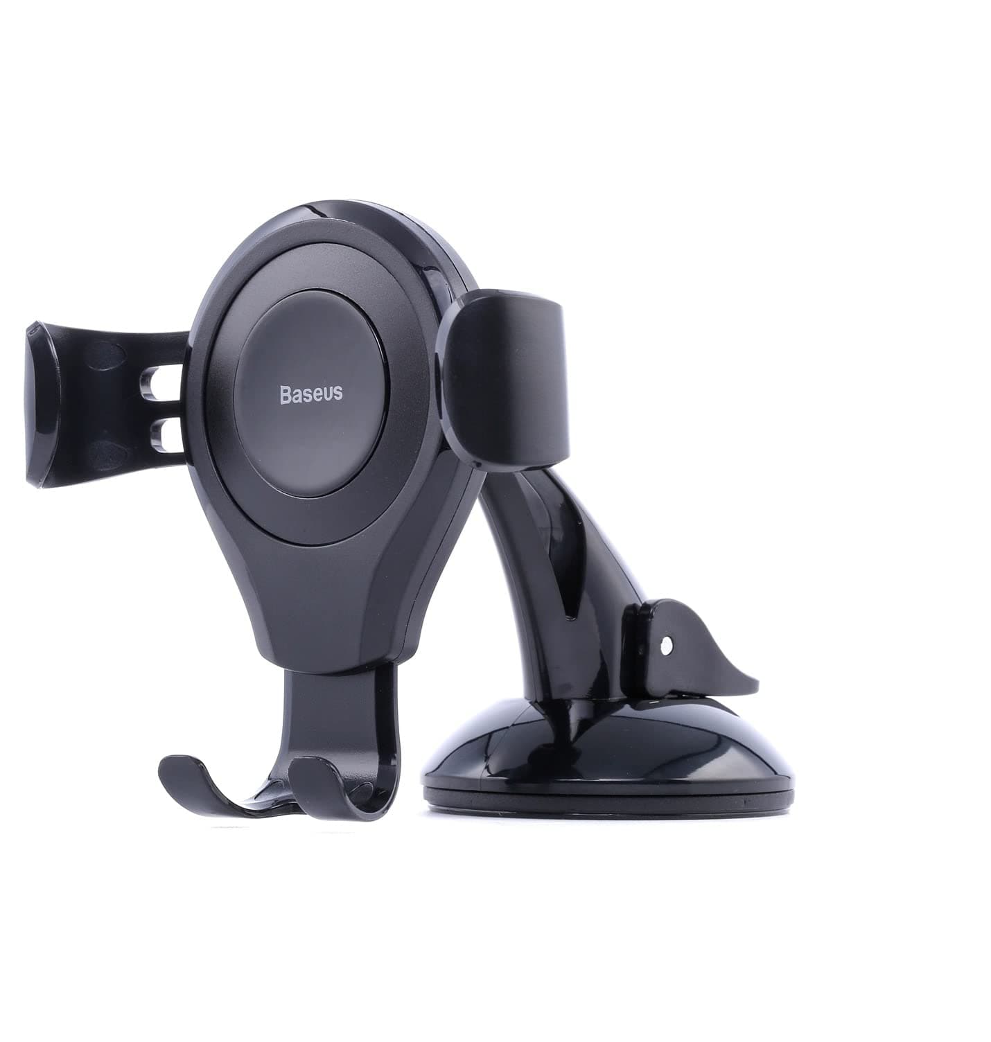 Стойка за телефон Baseus Osculum Type Gravity Car Mount SUYL-XP01, за кола, универсална, за мобилни устройства с ширина от 63 до 85 мм, черна