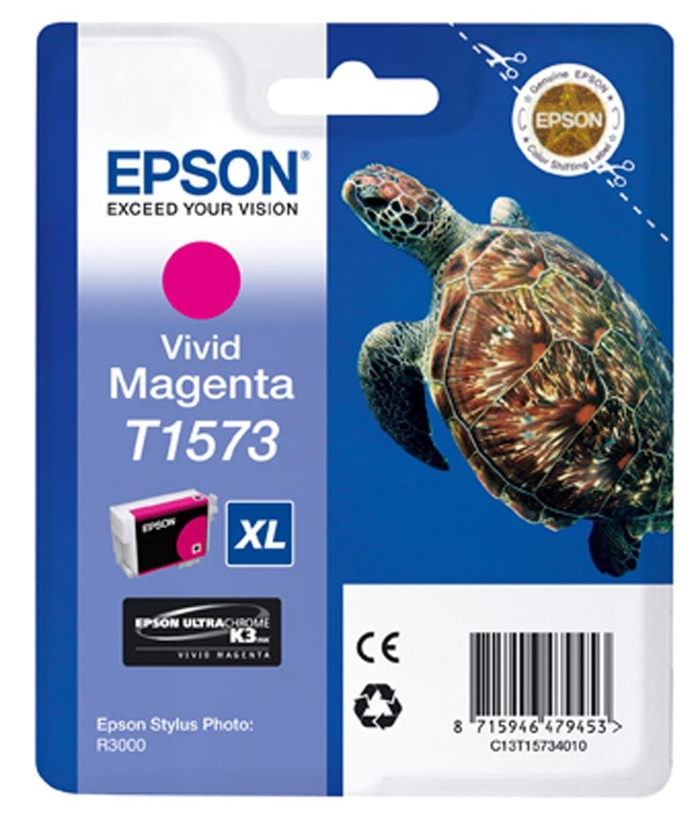 EPSON 5LB T1573 касета с мастило ярко магента стандартен капацитет 1 пакет блистер без аларма