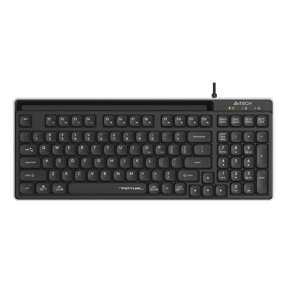 A4tech Fstyler FX70 Жична клавиатура, ниско профилна, ножична технология, кирилизирана, черна