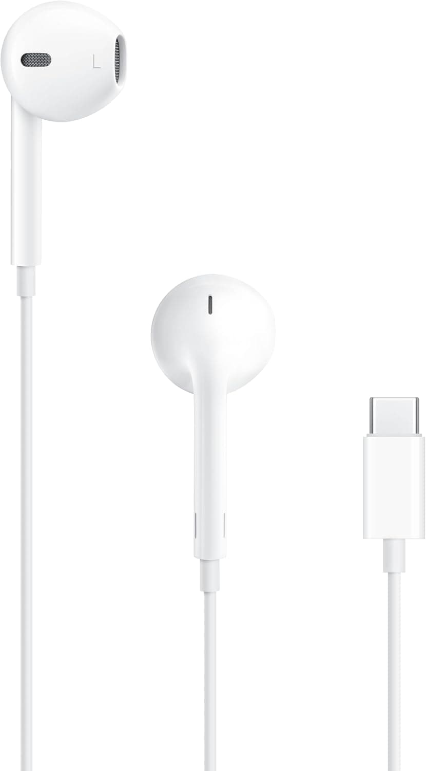 Слушалки Apple EarPods (USB-C) (MYQY3ZM/A), микрофон, бели