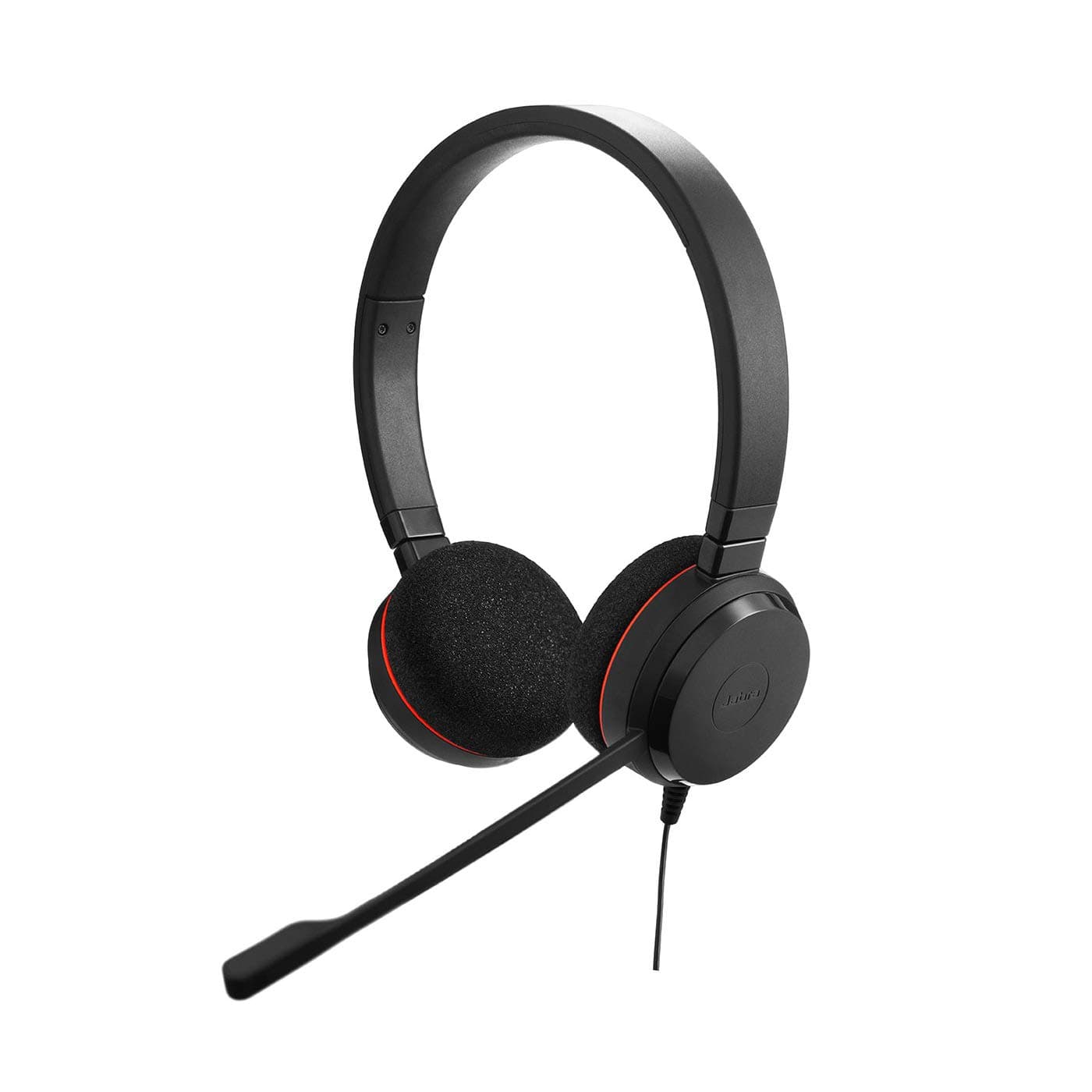 Слушалки Jabra Evolve 20 MS Stereo USB - Special Edition, микрофон, USB, Mute функция, черни