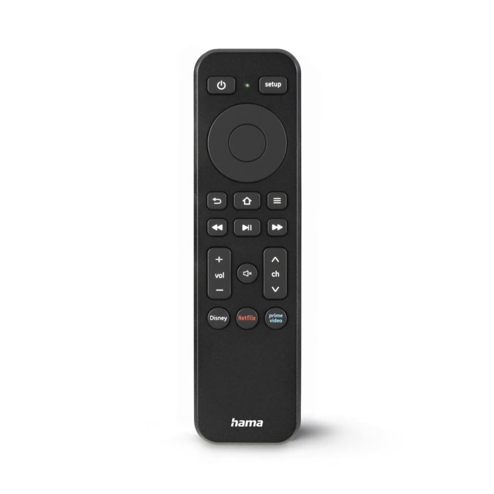 HAMA Дистанционно управление за TV + Netflix, Prime Video, бутони Disney+, програмируемо