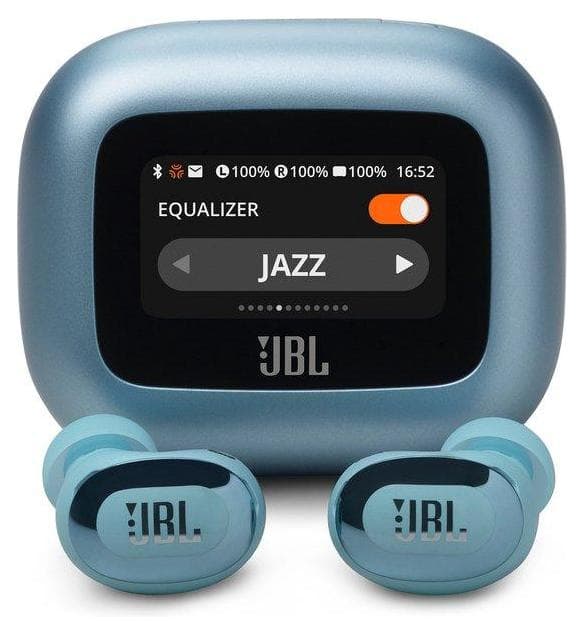 Блутут слушалки-тапи JBL Live Buds 3 - Син