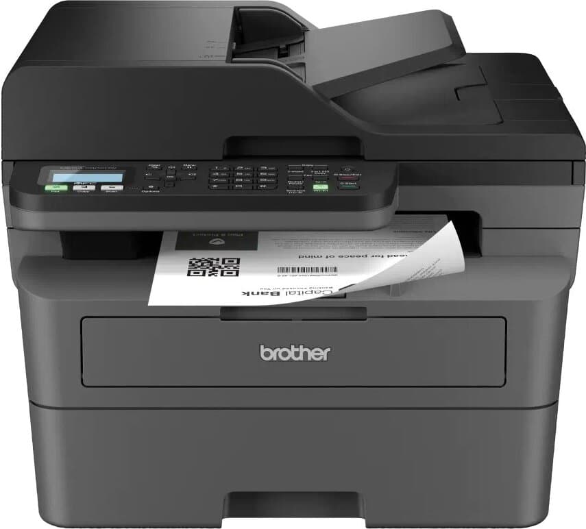 BROTHER MFCL2802DWYJ1 MFP Mono Laser 32ppm 128MB Duplex 2 Line LCD 250 тава за хартия До 700 страници входяща кутия тонер USB&LAN 1200x1200 WLAN