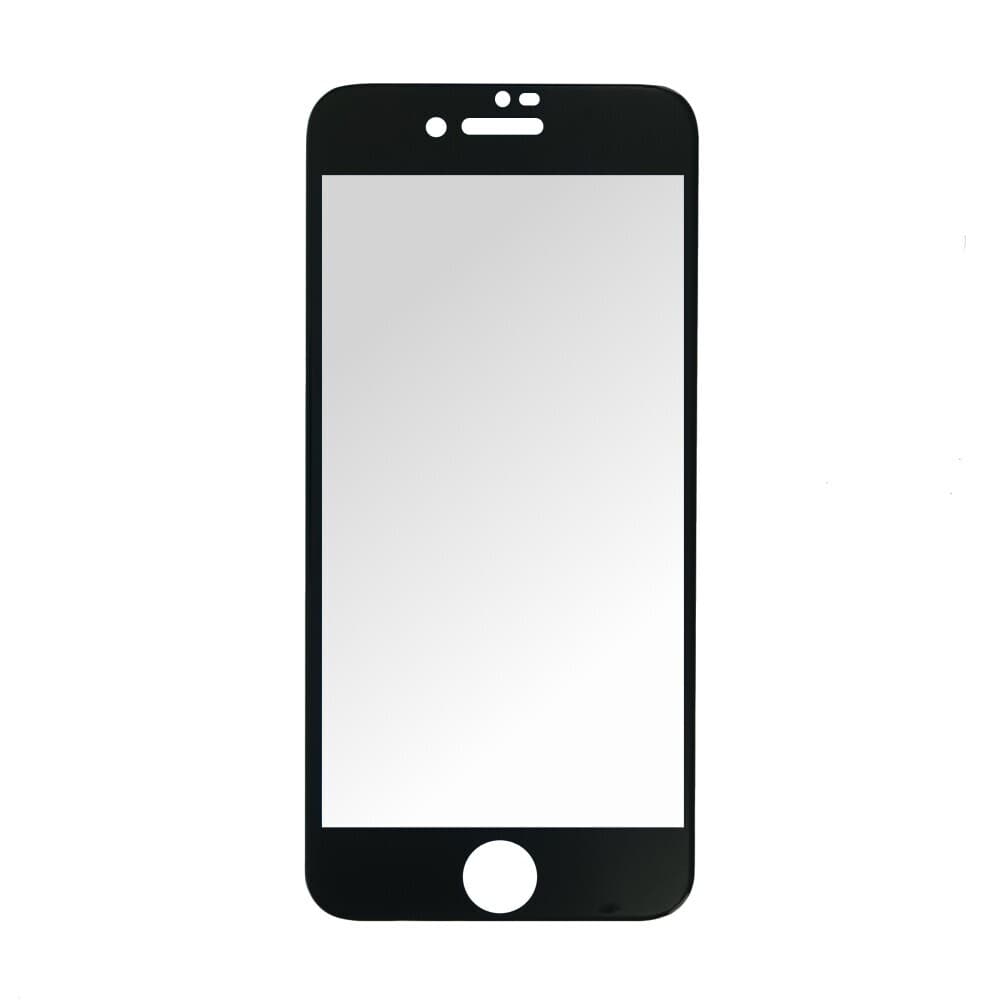 Калено стъклено защитно покритие за iPhone SE (2022), iPhone SE (2020), iPhone 8, iPhone 7 (черен-прозрачен) - Prio 3D Glass Full Screen Curved Tempered Glass (bulk)