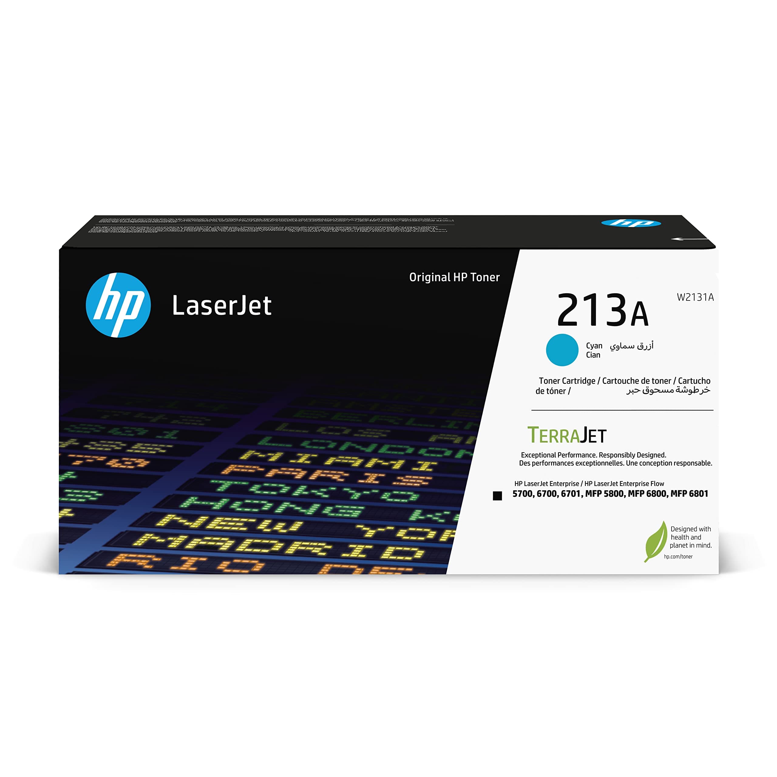 Оригинална тонер касета HP 213A Cyan LaserJet