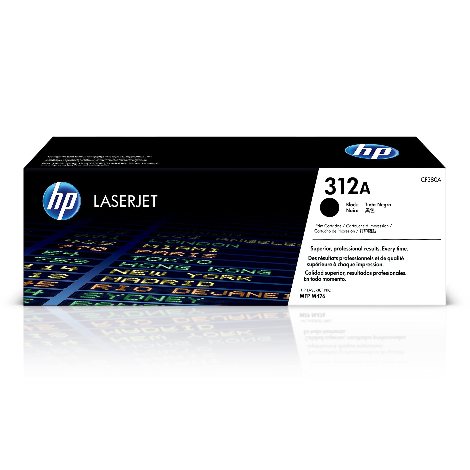 HP 312A оригинална тонер касета CF380A черна стандартен капацитет 2400 страници 1 пакет