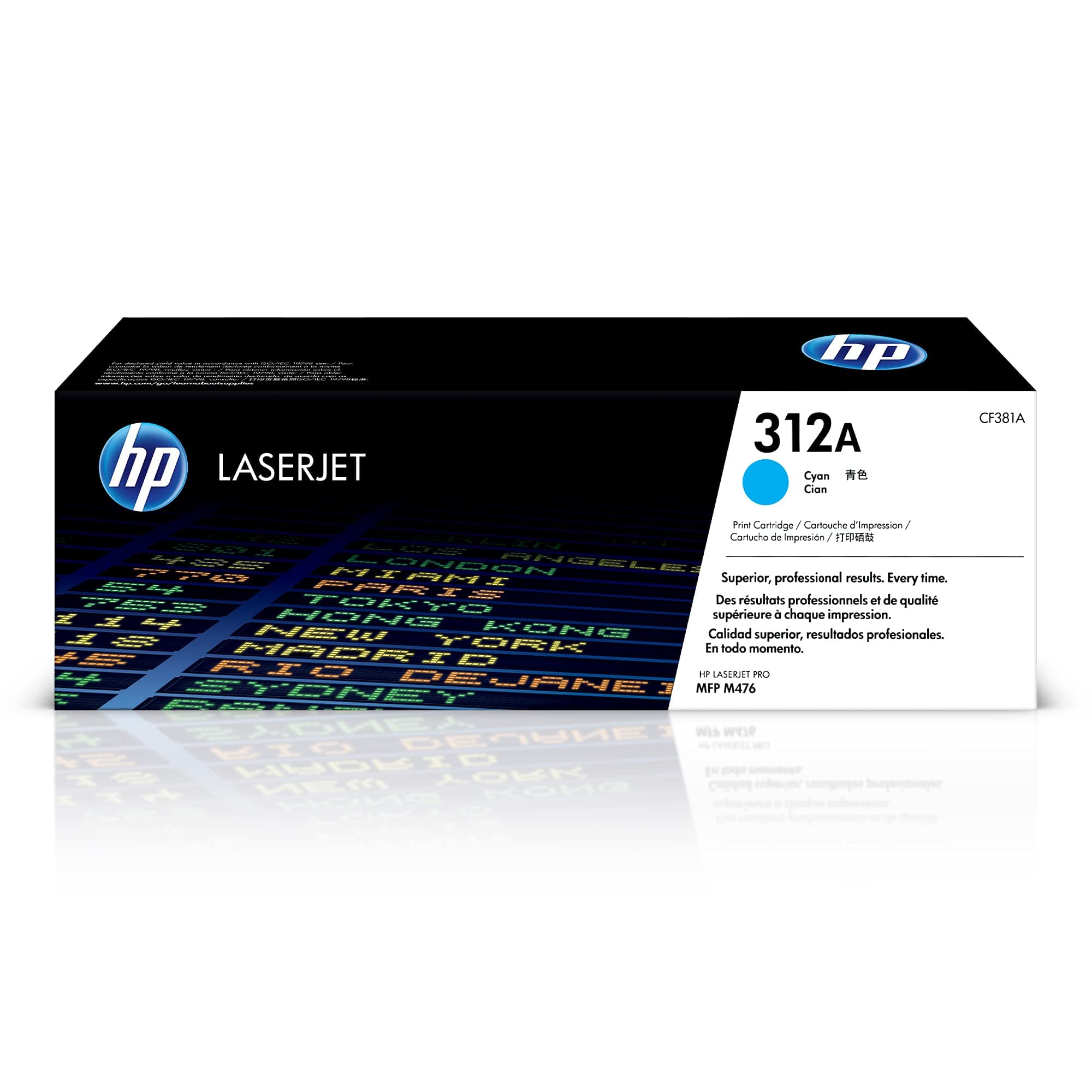 HP 312A оригинална тонер касета CF381A cyan стандартен капацитет 2700 страници 1 пакет