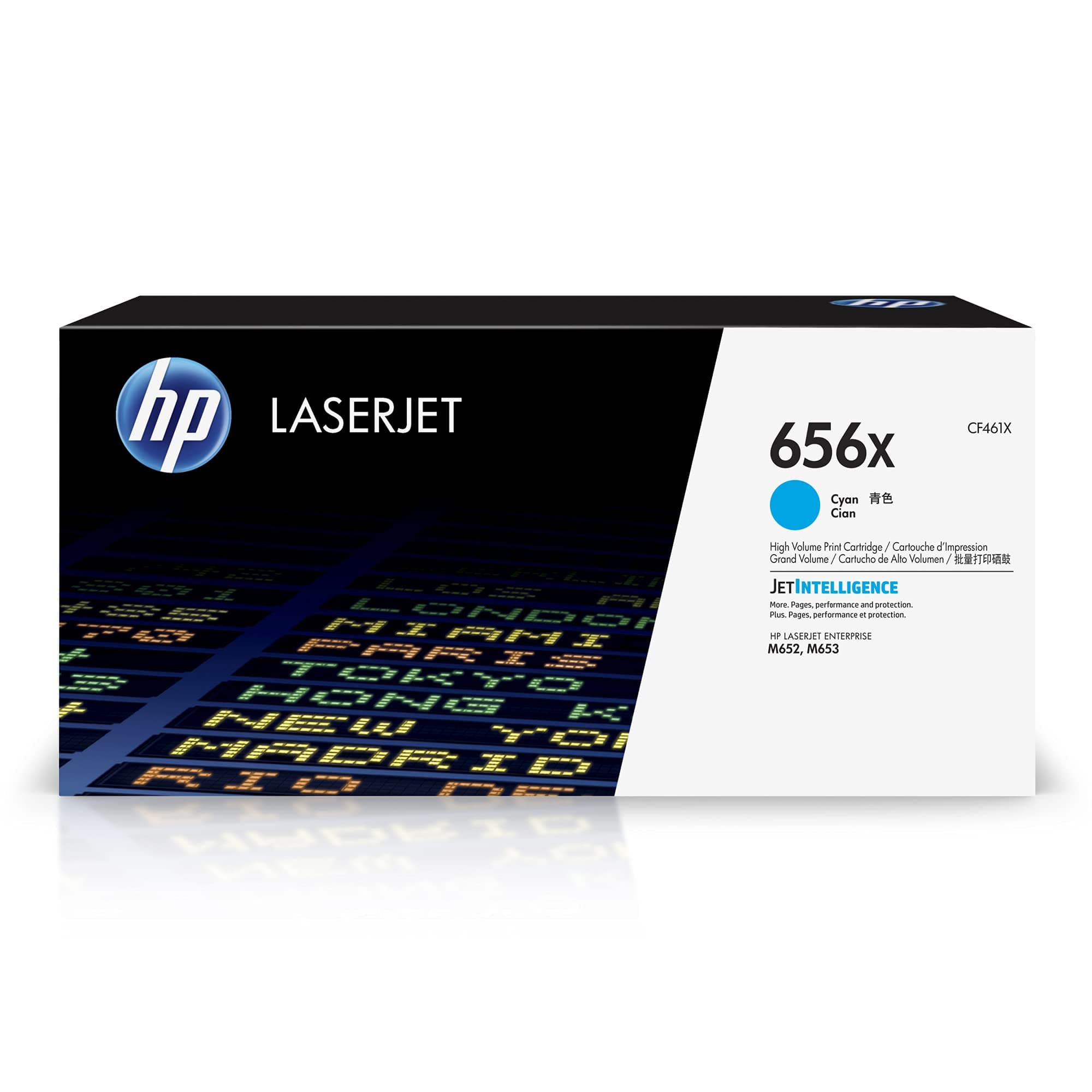 HP 656X оригинална тонер касета LaserJet CF460X Cyan High Yield