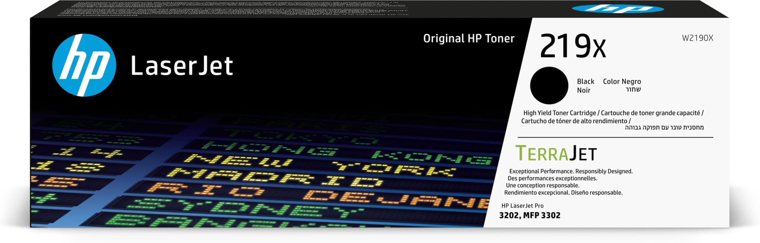 Оригинална черна тонер касета HP 219X LaserJet с голям капацитет