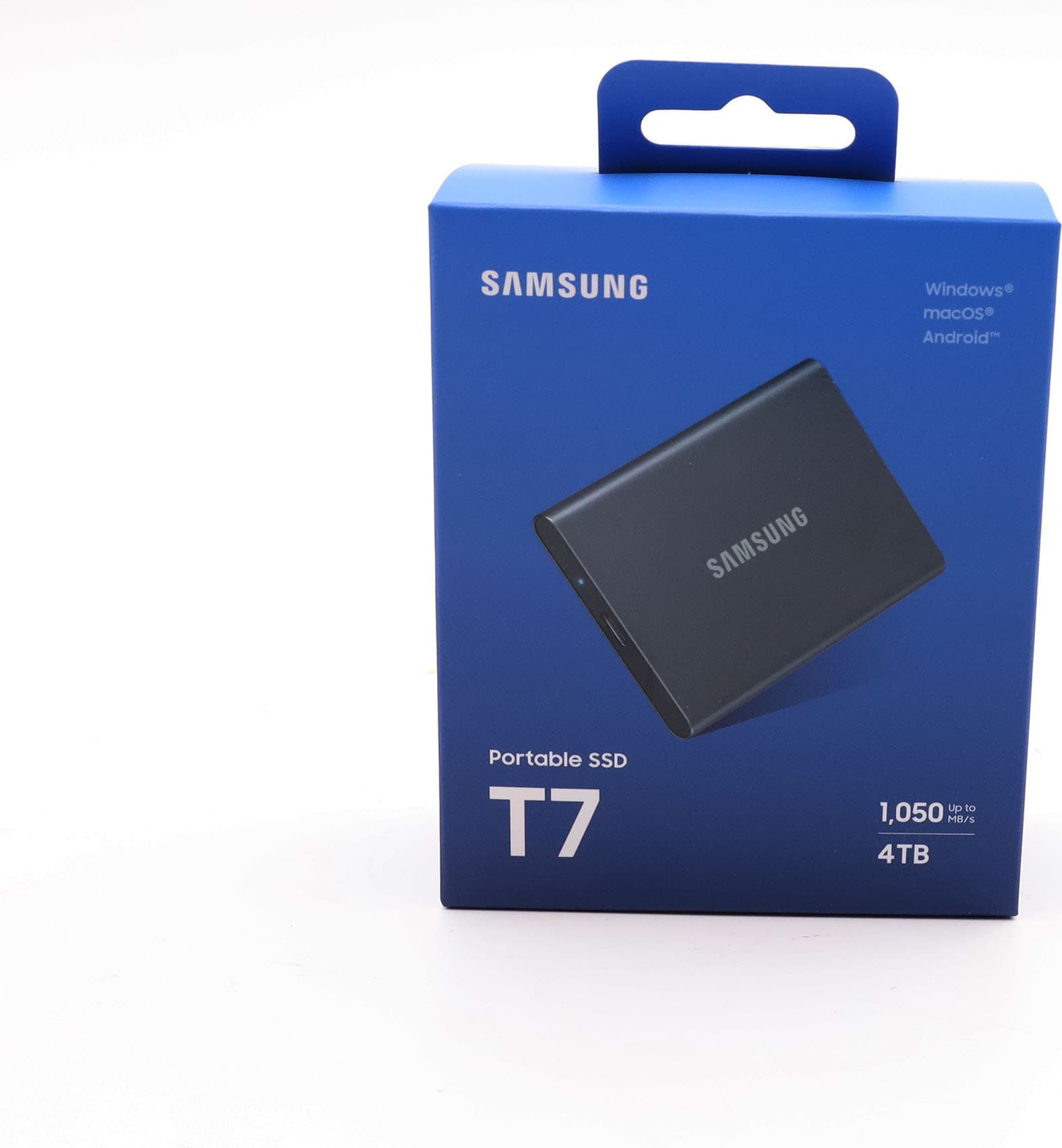 SAMSUNG Portable SSD T7 4TB extern USB 3.2 Gen 2 titan grey