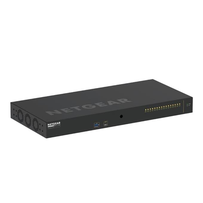 NETGEAR 12-Port AV Line M4250-10G2XF-PoE++ 8x1G Utra90 PoE++ 802.3bt 720W 2x1G 2xSFP+ управляван комутатор
