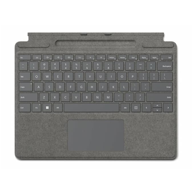 Комплект клавиатура и стилус Microsoft Pro 9/10 with Slim Pen 2, сиви