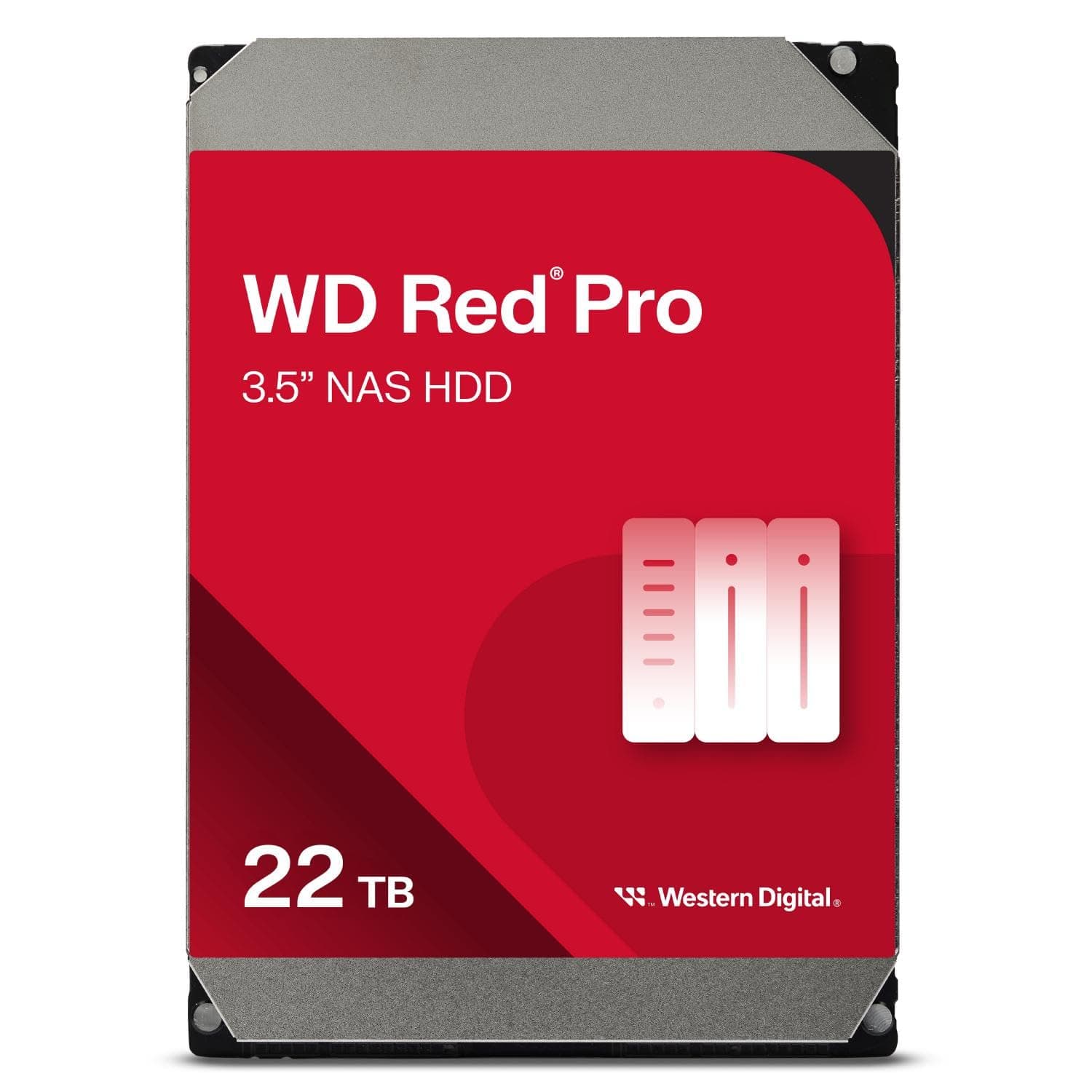 WD Red Pro NAS 22TB SATA 6Gb/s HDD 3,5 инча вътрешен 7200 Rpm 512MB Cache 24x7 Bulk