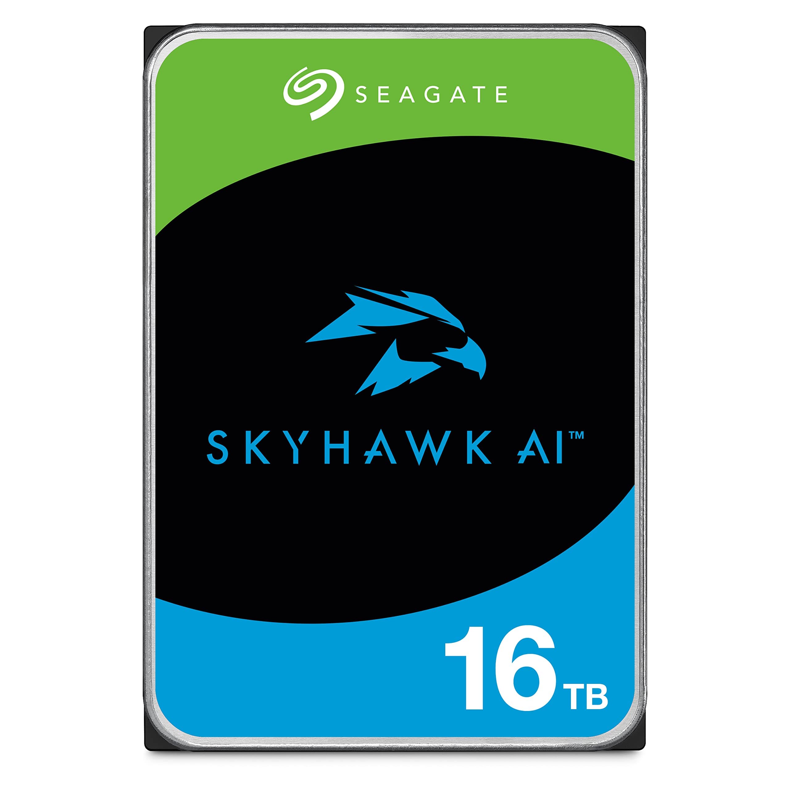 SEAGATE Видеонаблюдение Оптимизиран AI Skyhawk 16TB HDD SATA 6Gb/s 512MB кеш 3.5inch CMR Helium