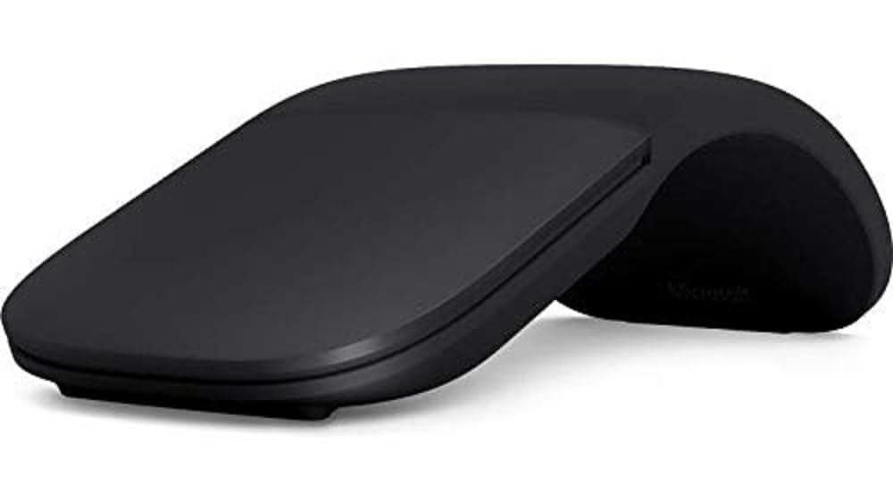 Мишка Microsoft Arc FHD-00021, оптична (1000 dpi), безжична, Bluetooth, USB, черна