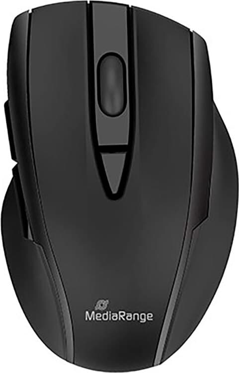 Мишка MediaRange MROS217, оптична (2400 dpi), безжична, Bluetooth, черна