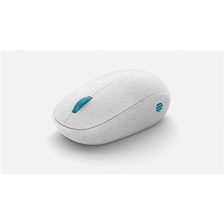 Мишка Microsoft Ocean Plastic, оптична(1000 dpi), безжична, Bluetooth, бяло синя, 4 бутона, до 10 метра обхват