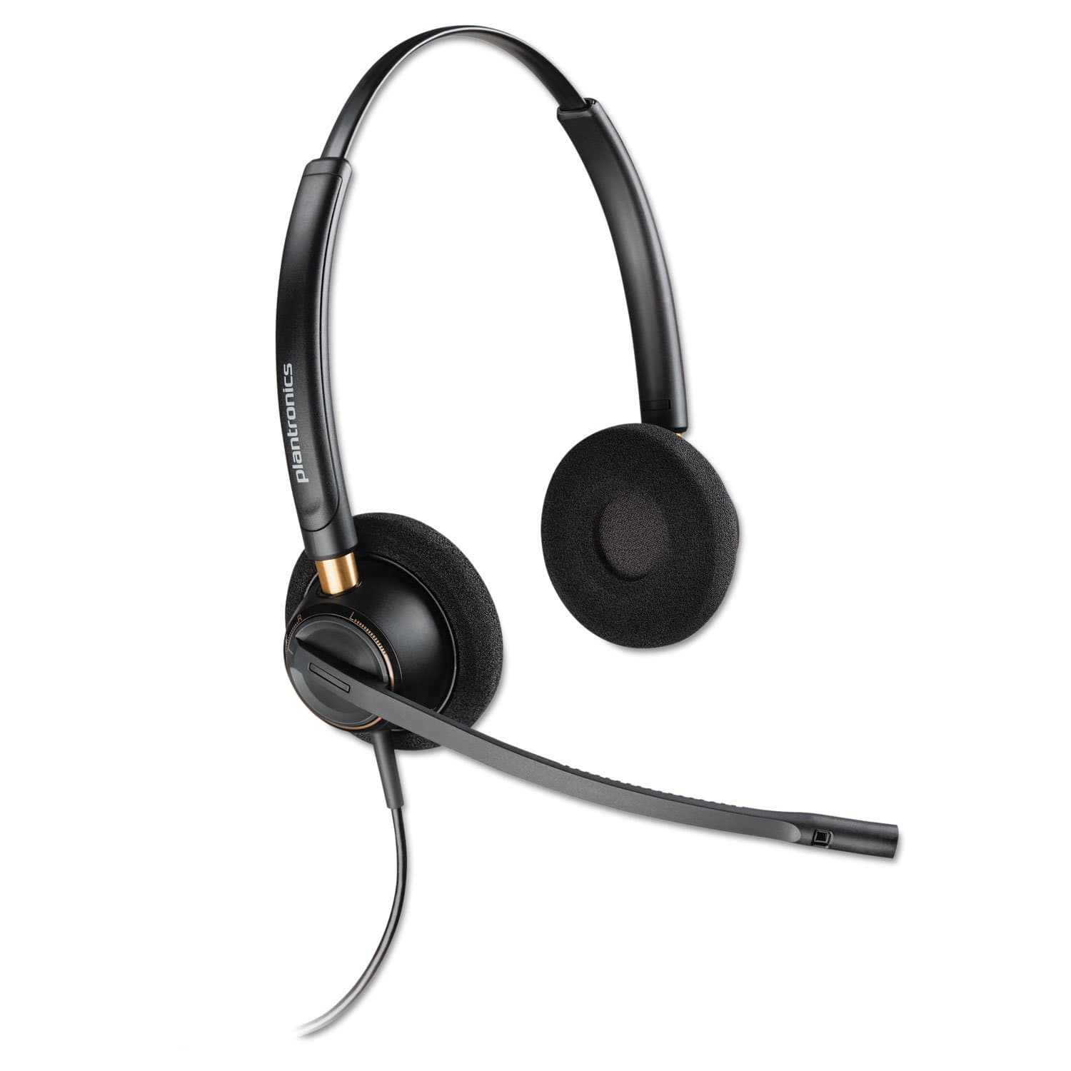Слушалки HP Poly EncorePro 520 (783P7AA#ABB), USB, шумопотискащ микрофон, SoundGuard защита на слуха, черни