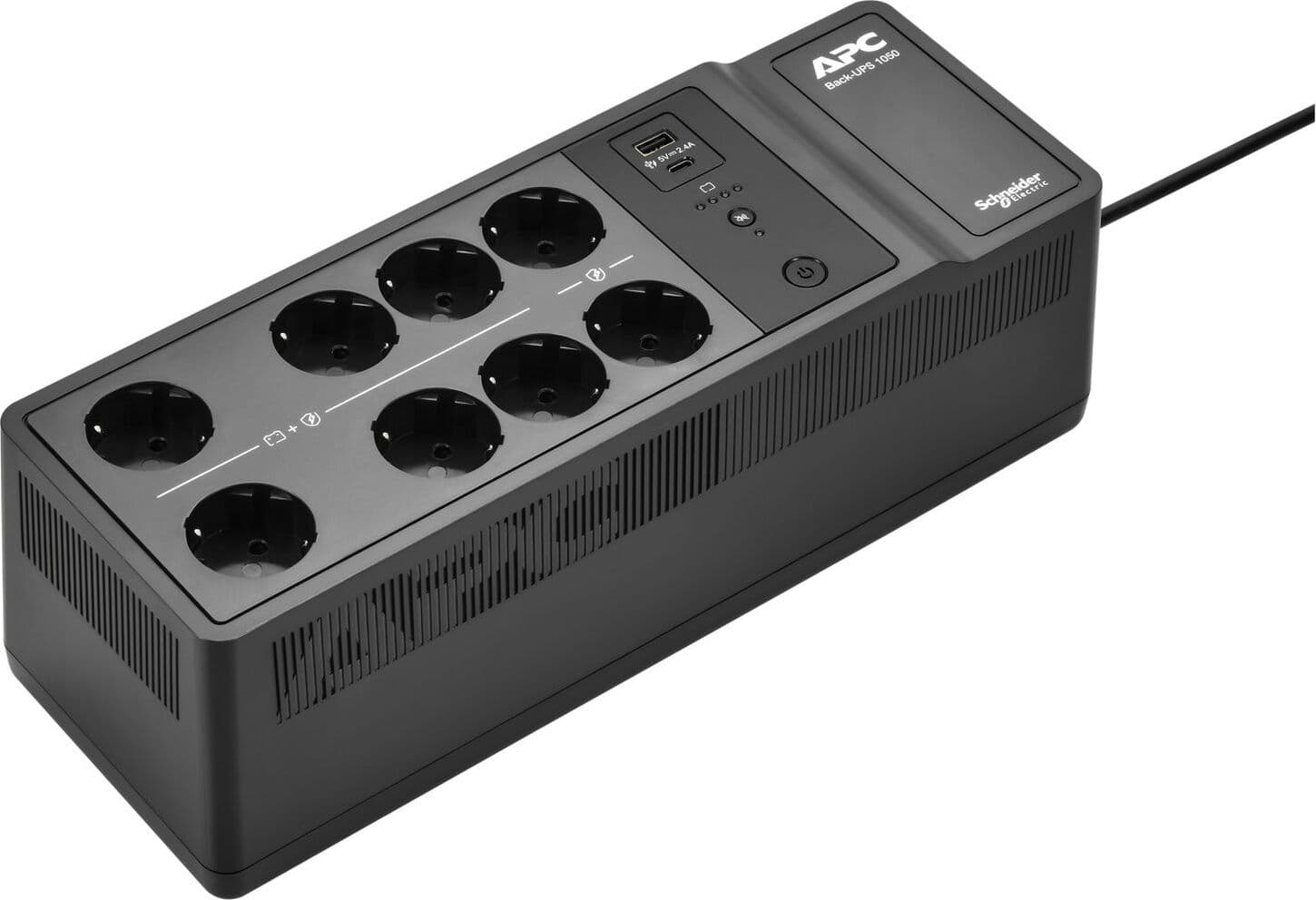 APC Back-UPS 1050VA 8 schuko outlets 230V USB Type-C and A charging ports