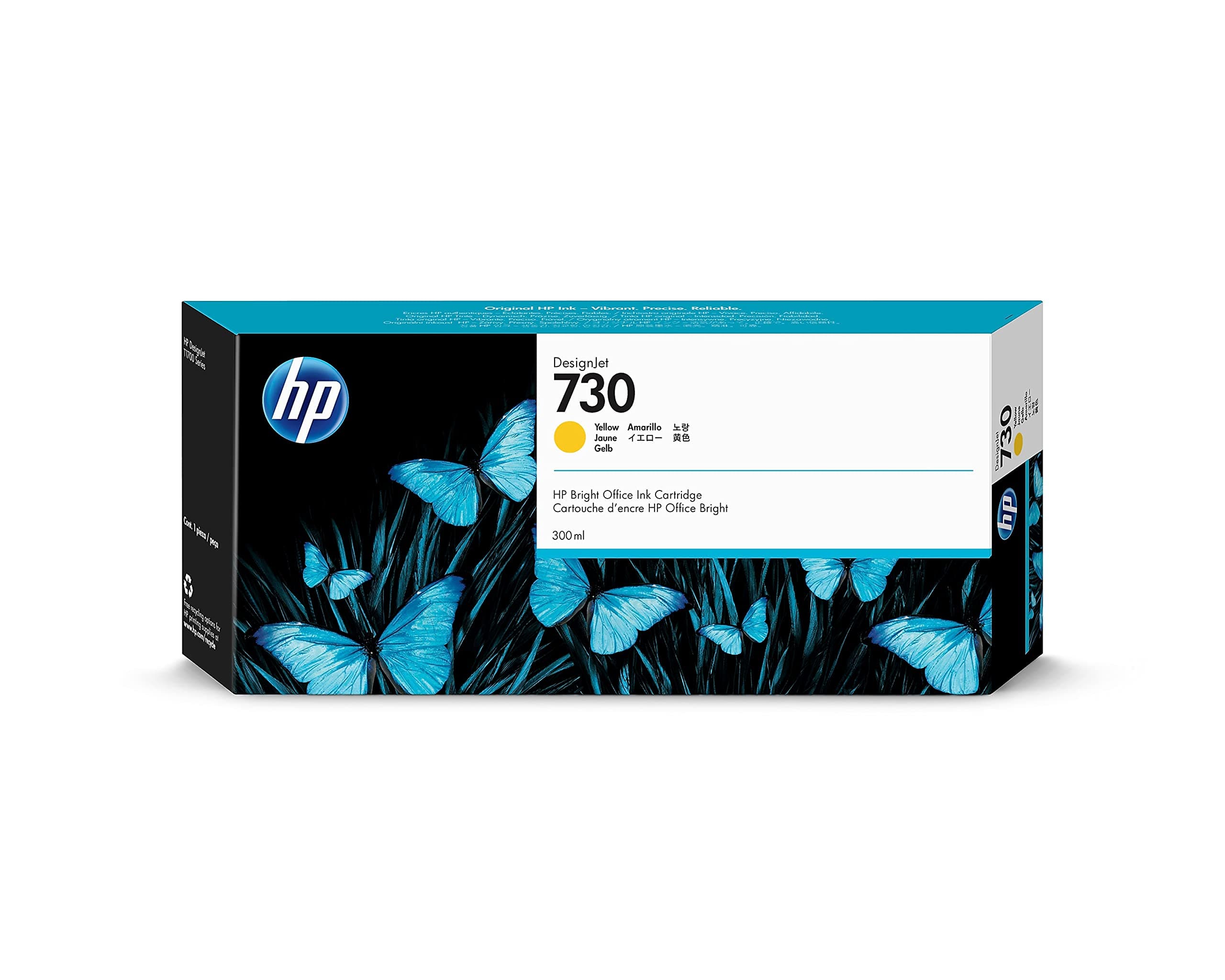 HP 730 300 мл касета с жълто мастило T1600/T1700/T2600