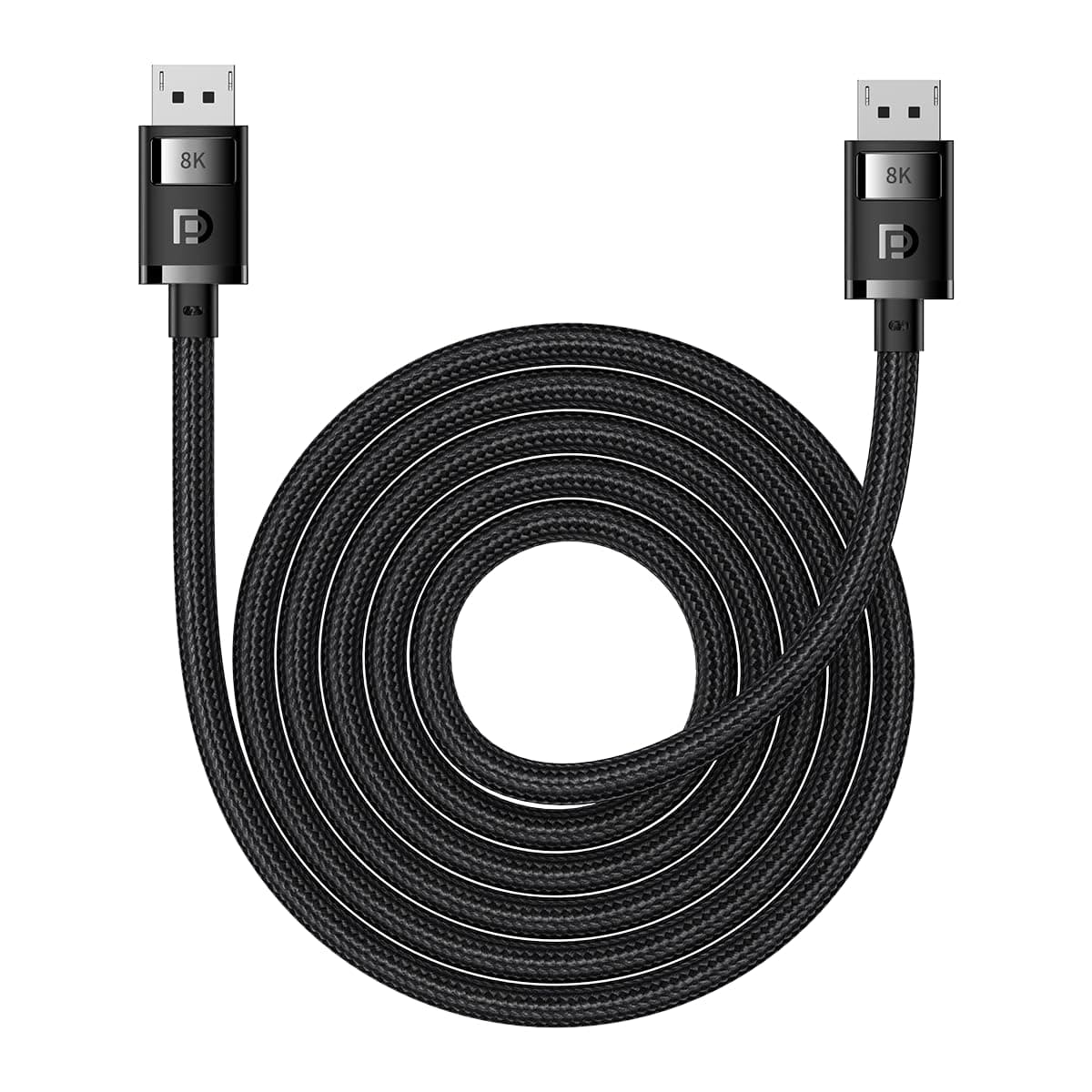 Кабел Baseus High Definition Series (B00633706111-04), от DisplayPort(м) към DisplayPort(м), 5м, черен, 8K@60Hz