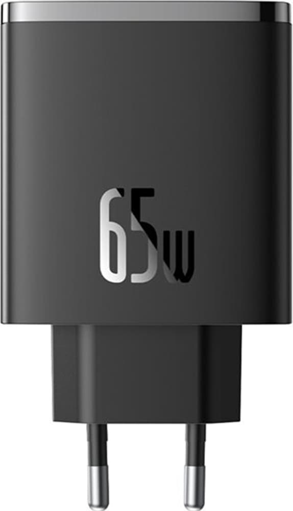Зарядно устройство Baseus GaN 5 Cube Pro Charger, от контакт към 1x USB-A(ж)/2x USB-C (ж), 20V/3.25A, черно, 65W