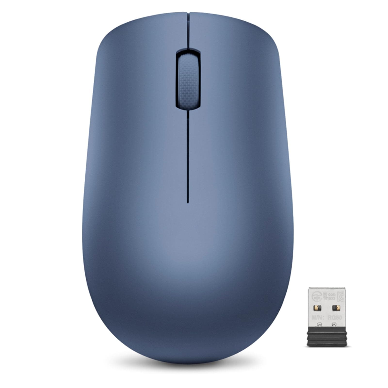 Мишка Lenovo 530 Wireless Abyss Blue, оптична (1200 dpi), безжична, USB, синя