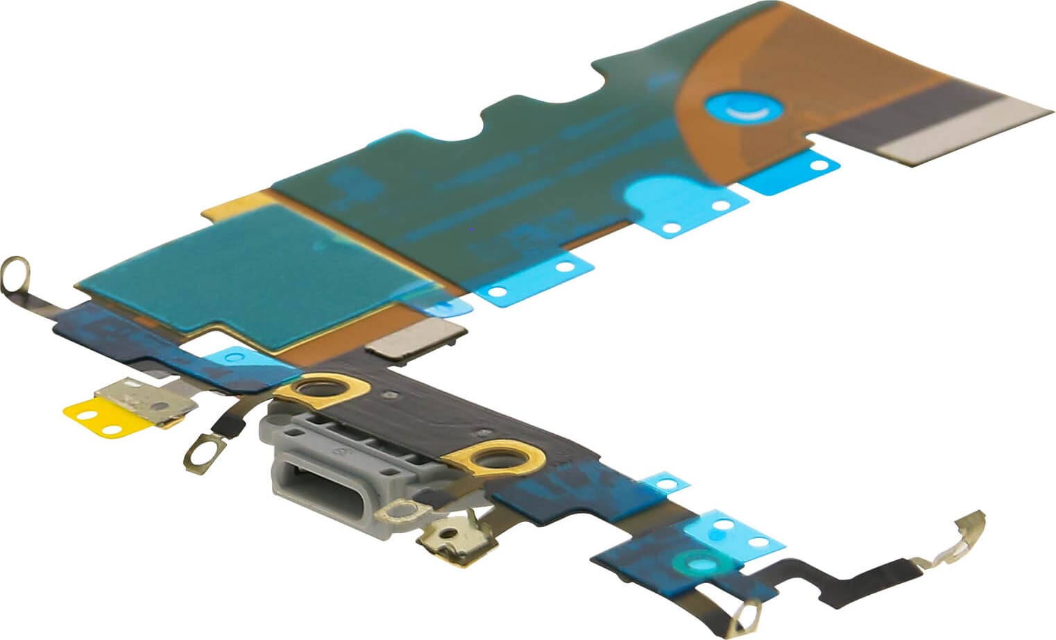 Резервен лентов кабел с Lightning порт за iPhone 8 - BK OEM iPhone 8 System Connector and Flex Cable (бял)