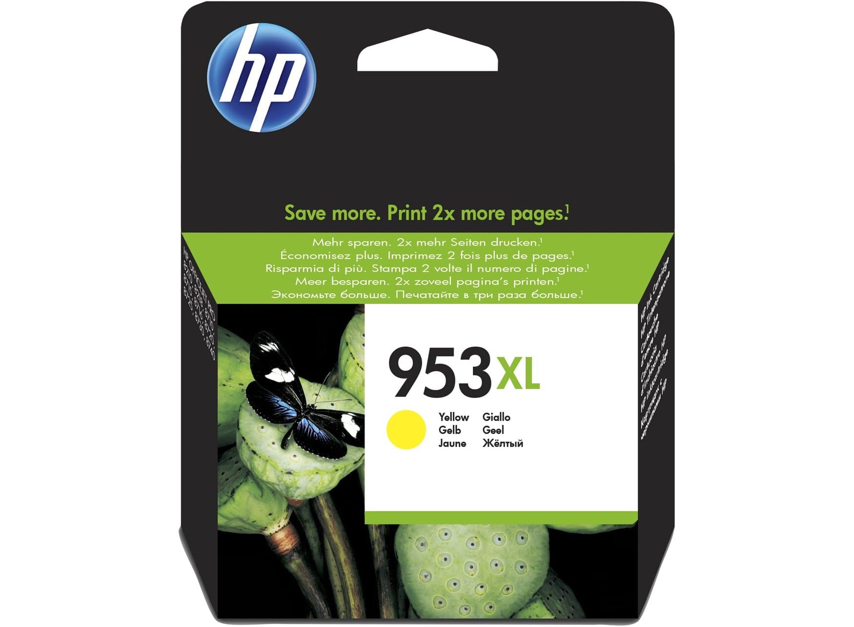 HP 953XL оригинална касета с мастило F6U18AE BGX Yellow 1450 страници