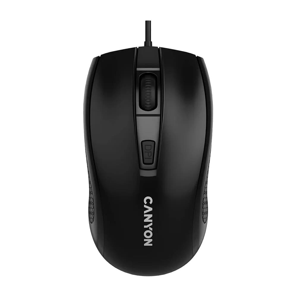 Мишка Canyon M-4, оптична (1600 dpi), USB, черна