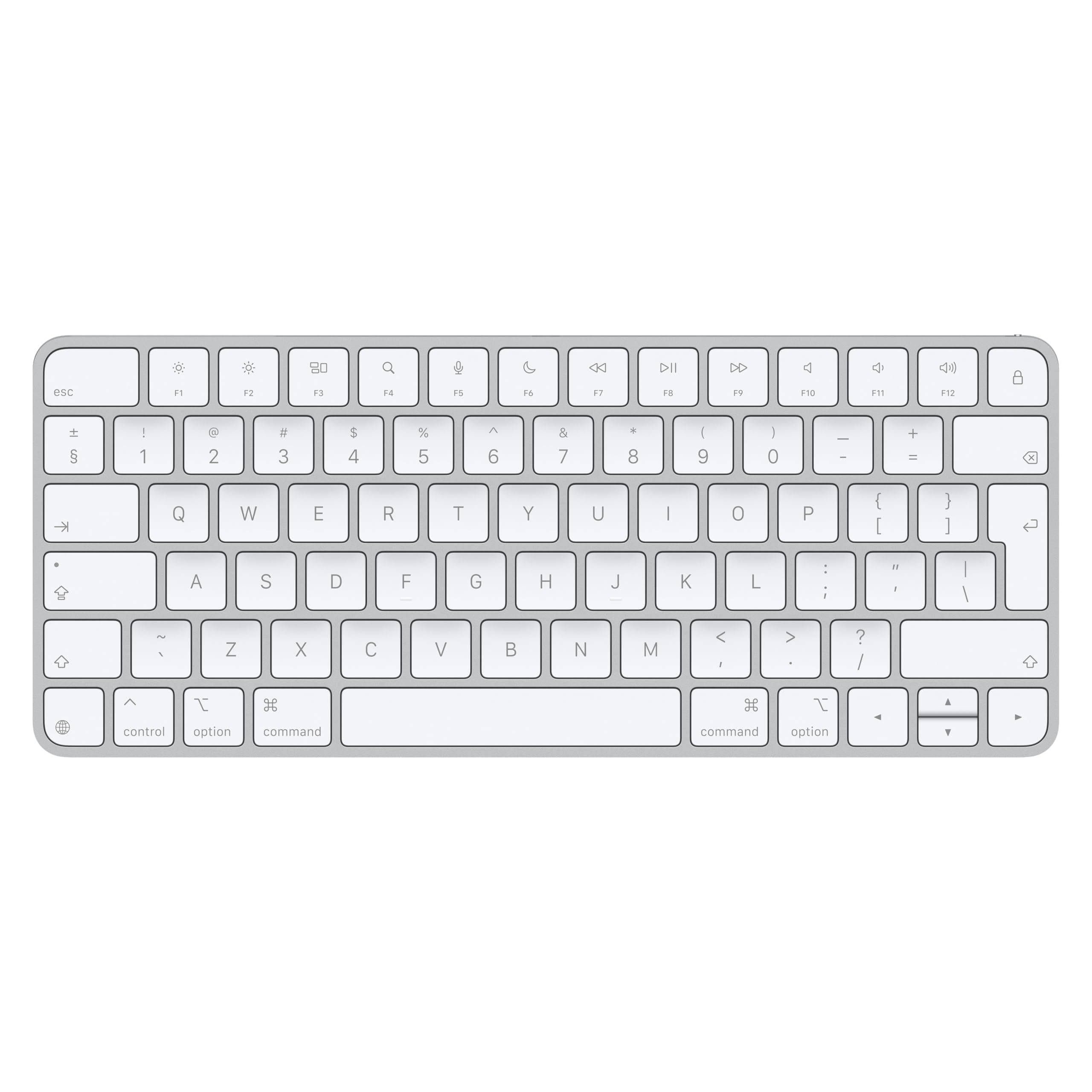 Клавиатура Apple Magic Keyboard (USB-C) 2024, безжична, Wireless, Bluetooth, USB Type-C, International English Layout, бяла