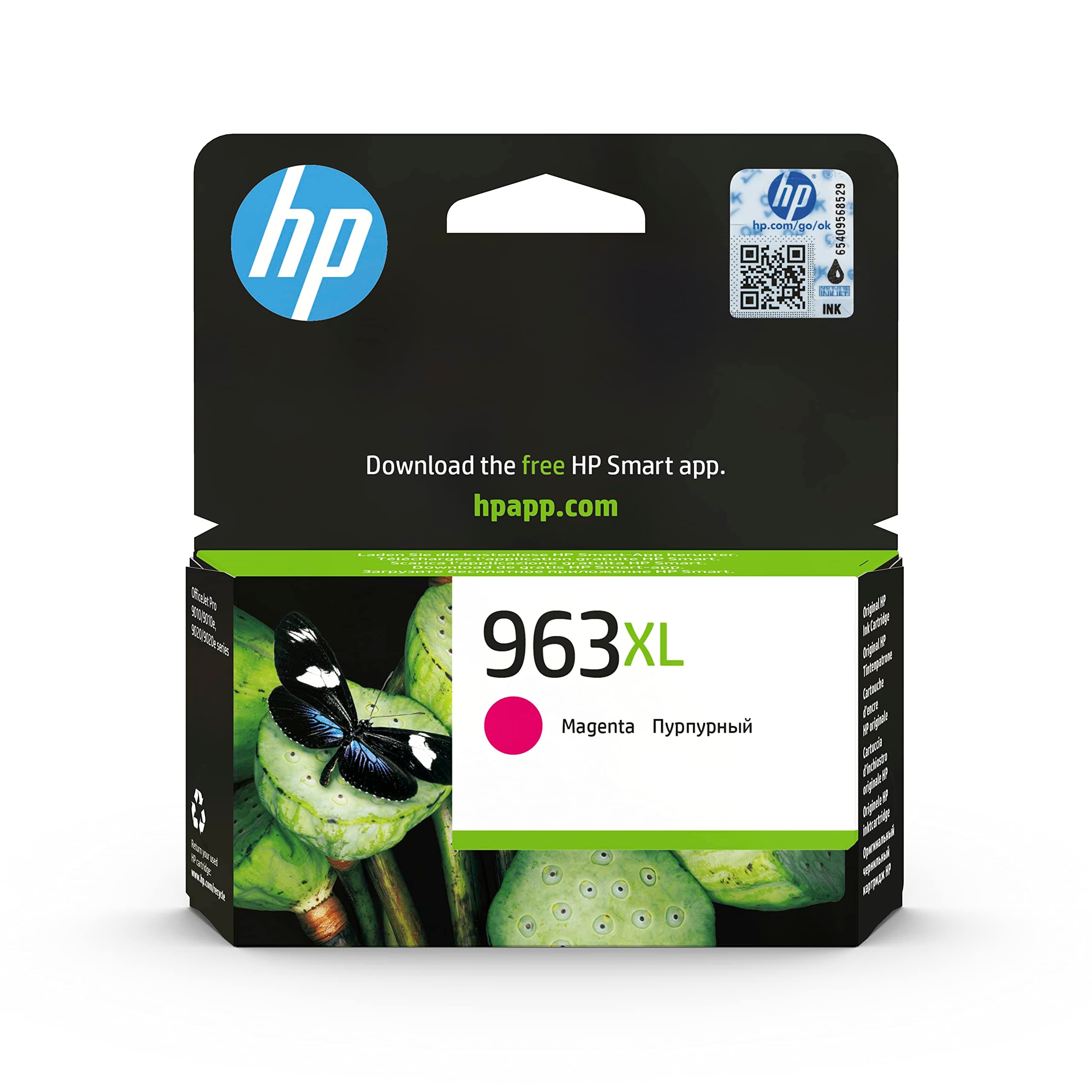 HP 963XL Оригинална магента касета с мастило с голям капацитет