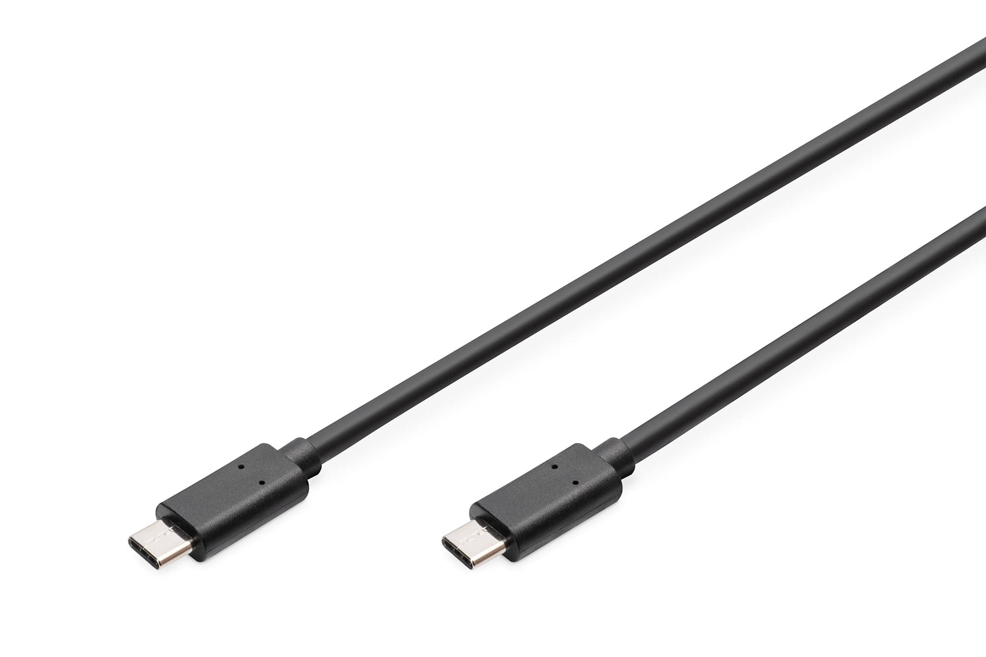 Кабел Assmann AK-300138-010-S, от USB C(м) към USB C(м), 1m, 15W, черен