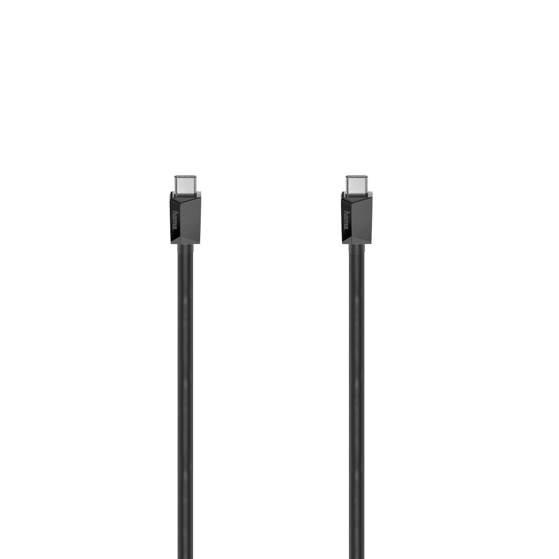 Кабел Hama 200630, от USB C(м) към USB C(м), 1.5m, черен