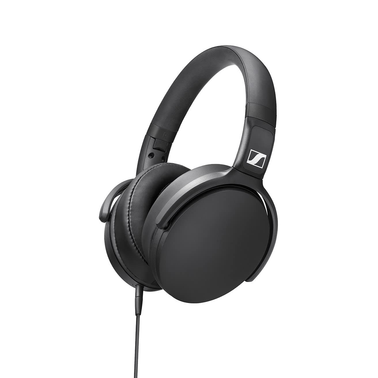 Слушалки Sennheiser HD 400S, микрофон, сгъваеми, 32mm говорители, черни