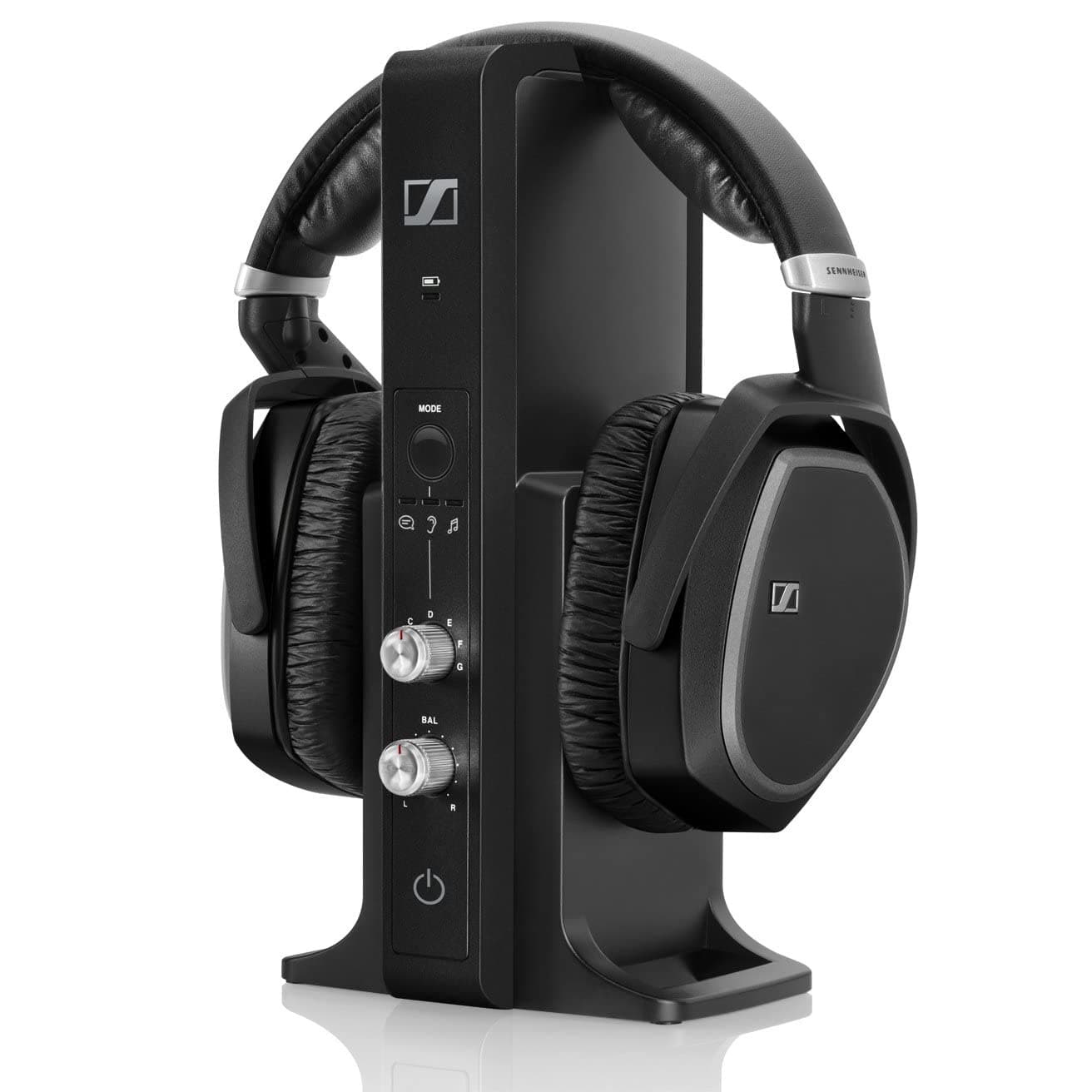 Слушалки Sennheiser RS 195, безжични, до 18 часа време на работа, черни