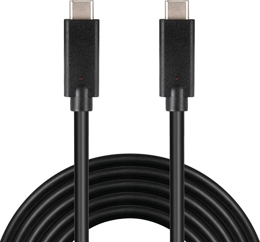 Кабел Sandberg SNB-136-09, от USB Type C(м) към USB Type C(м), 2m, черен